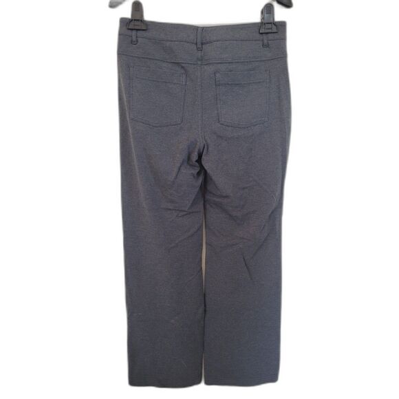 Athleta Gray Ponte Knit Stretch Pockets Pants - Picture 2 of 4